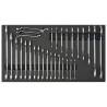 Workshop Tool Trolley with 1125 Tools - Steel Red