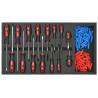 Workshop Tool Trolley with 1125 Tools - Steel Red