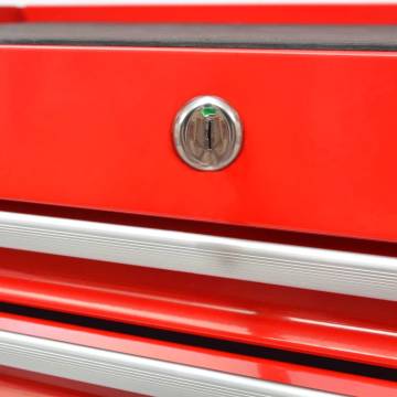 Workshop Tool Trolley with 1125 Tools - Steel Red
