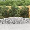 Arched Gabion Baskets - 10 pcs Galvanised Iron for Garden Use