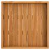 Solid Teak Wood Serving Tray 50x50 cm - Durable & Stylish