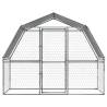 Dog Cages 2 pcs with Roof & Door | Galvanised Steel - HipoMarket