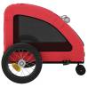 Pet Bike Trailer - Red Oxford Fabric & Iron | HipoMarket