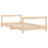 Kids Bed Frame 80x160 cm - Solid Wood Pine | HipoMarket UK