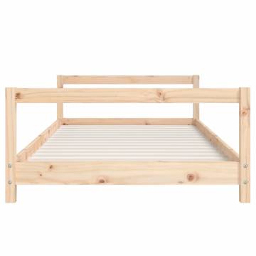 Kids Bed Frame 80x160 cm - Solid Wood Pine | HipoMarket UK