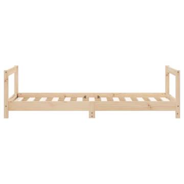 Kids Bed Frame 80x160 cm - Solid Wood Pine | HipoMarket UK