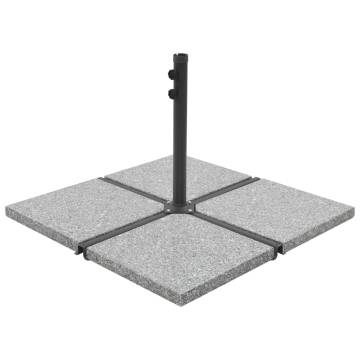 Buy Granite Umbrella Weight Plate 25kg Square Grey | Hipomarket