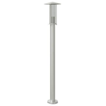 Outdoor Floor Lamp Silver 100 cm - IP44 Weatherproof Light