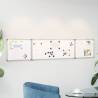 Magnetic Whiteboard Foldable 200x40 cm Aluminium - HipoMarket