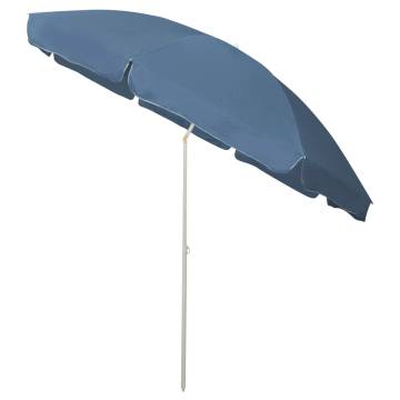 Beach Umbrella Blue 300 cm - UV Protective & Durable