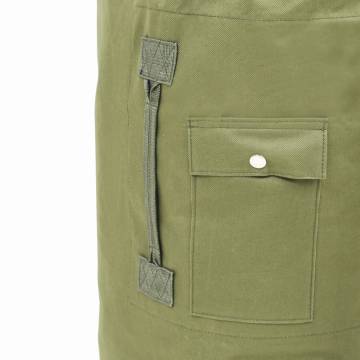 Army-Style Duffel Bag 85L - Olive Green | HipoMarket