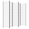 5-Panel Room Divider White 250x200 cm | Privacy & Style