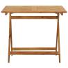 Folding Garden Table - Solid Acacia Wood 90x90 cm | Hipo Market