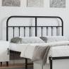 Metal Headboard Black 135 cm Colour black Size 135 cm Quantity in Package 1 