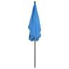 Garden Parasol with Pole 210x140 cm - Azure Blue | HipoMarket