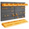 Tool Wall 646x385 mm with 26 Holders - Organize Your Tools