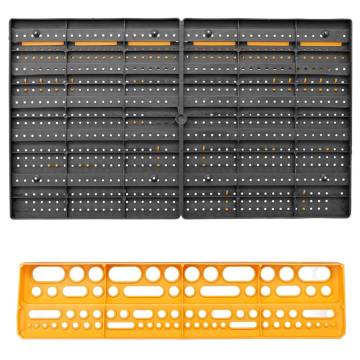 Tool Wall 646x385 mm with 26 Holders - Organize Your Tools