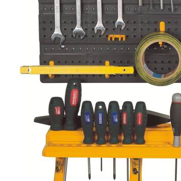 Tool Wall 646x385 mm with 26 Holders - Organize Your Tools