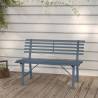 Garden Bench 110 cm Steel Grey Colour grey Quantity in Package 1 Number of 