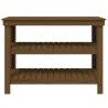 Work Bench Honey Brown – Solid Wood Pine 110.5x50x80 cm