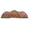 Spacious Camping Igloo Tent for 8 - Camouflage