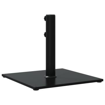 17 kg Square Parasol Base for Ø32-48 mm Poles - Stable Umbrella Stand