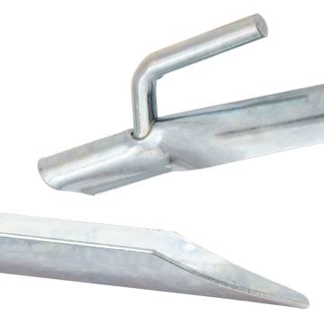 Tent Pegs 24 pcs V-shaped Galvanised Steel | HipoMarket