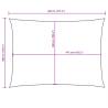 Sunshade Sail Oxford Fabric 3x4.5m White | Hipomarket UK