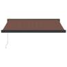 Manual Retractable Awning Brown 300x250 cm | Hipomarket