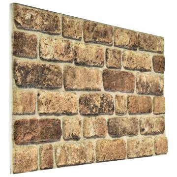 3D Wall Panels Dark Sand Brick Design - 11 pcs EPS