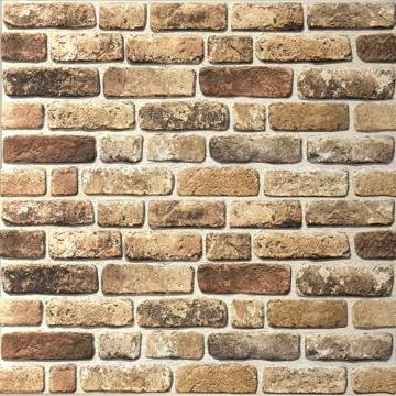 3D Wall Panels Dark Sand Brick Design - 11 pcs EPS