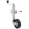 Trailer Jack Wheel with Split Clamp 60 mm Galvanised Steel Size 63-87.5 cm Quantity in Package 1 Model jockey wheel + clamp + 2 wheel chocks 