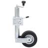 Trailer Jack Wheel with Split Clamp - Galvanised Steel