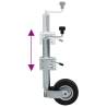 Trailer Jack Wheel with Split Clamp - Galvanised Steel