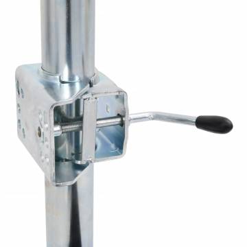 Trailer Jack Wheel with Split Clamp - Galvanised Steel