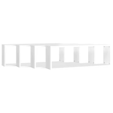 Stylish Wall Cube Shelf Set - 4 pcs High Gloss White