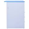 Children Drawing Study Desk Tiltable Blue and White | Hipo Market