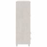 Wardrobe HAMAR White 99x45x137 cm | Solid Pine Wood Storage