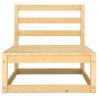 Garden Middle Sofas 3 pcs - Solid Wood Pine | HipoMarket