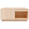 Stylish Solid Wood Pine Coffee Table - 80x81x36.5 cm