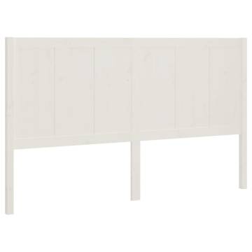 Stylish White Pine Bed Headboard - 155.5x4x100 cm | HipoMarket