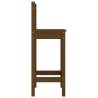 Buy Rustic Bar Chairs - 2 pcs Honey Brown Solid Pine | HipoMarket