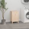 Laundry Box 44x44x76 cm - Solid Pine Wood - Stylish Storage