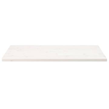 Table Top White 100x50 cm - Solid Pine Wood | Hipomarket