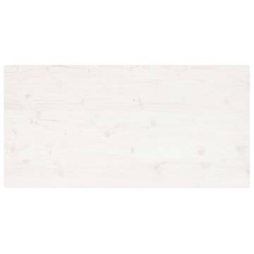 Table Top White 100x50 cm - Solid Pine Wood | Hipomarket