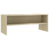 Stylish Sonoma Oak TV Cabinet - 100x40x40 cm Engineered Wood