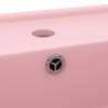 Luxury Matt Pink Square Basin - 41x41 cm Ceramic Design