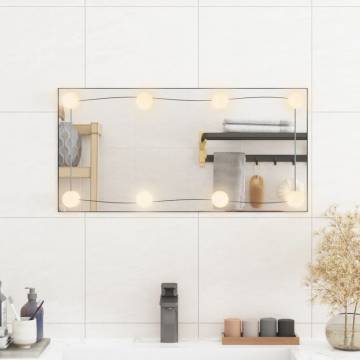 LED Wall Mirror 30x60 cm - Stylish & Functional Lighting