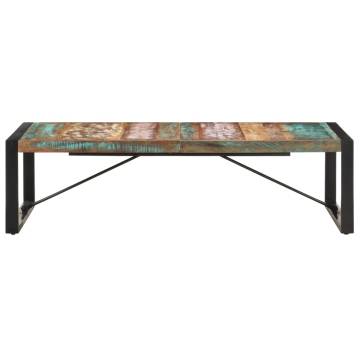 Solid Reclaimed Wood Coffee Table 140x70 cm - Unique Style