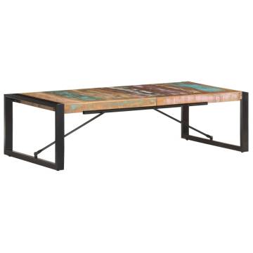 Solid Reclaimed Wood Coffee Table 140x70 cm - Unique Style